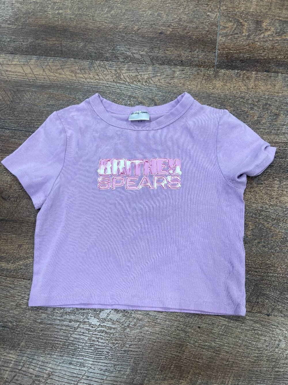 Britney Spears x Cotton On Lavender Micro Tee Small - Picture 1 of 7
